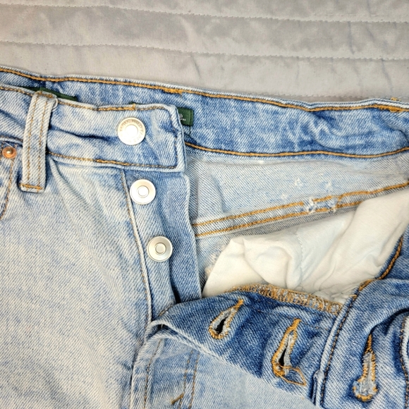 Women's Wild Fable, High Rise, Distressed, Light Wash Denim Pants, Size … - Picture 6 of 16